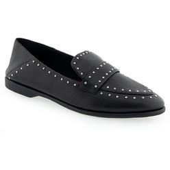 Aerosoles Beatrix Womens Leather Studded Loafers