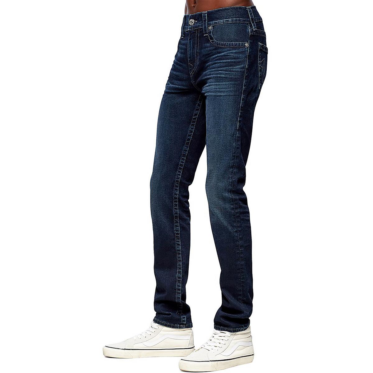 True Religion Rocco Mens Relaxed Dark Wash Skinny Jeans