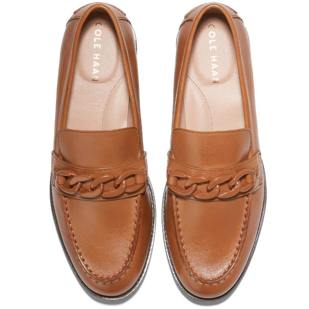 Cole Haan Stassi Chain Loafer Womens Leather Chain Loafers