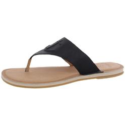 Sperry Seaport Womens Leather Slip-On Thong Sandals