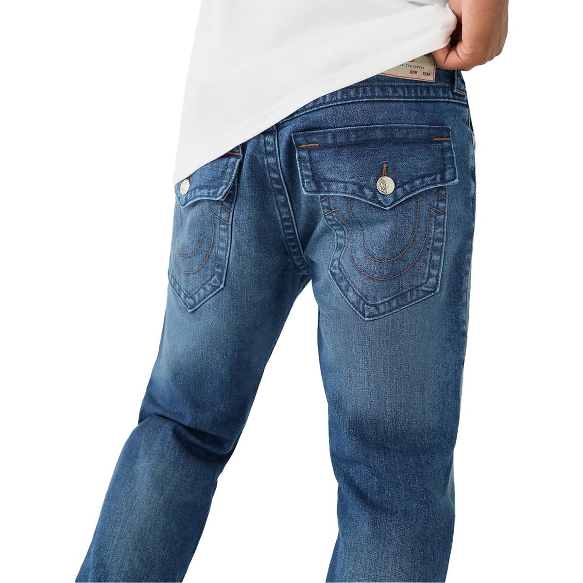 True Religion Rocco Mens Relaxed Medium Wash Skinny Jeans