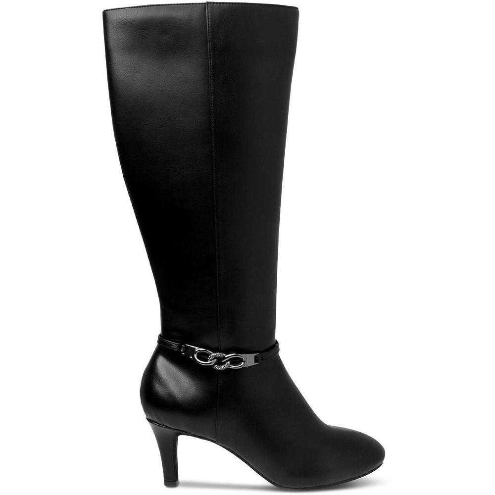 KAREN SCOTT Hanna Womens Faux Leather Tall Mid-Calf Boots