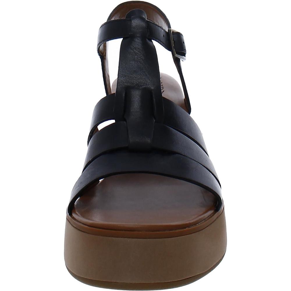 Naturalizer Barrett Womens Leather Strappy Wedge Sandals