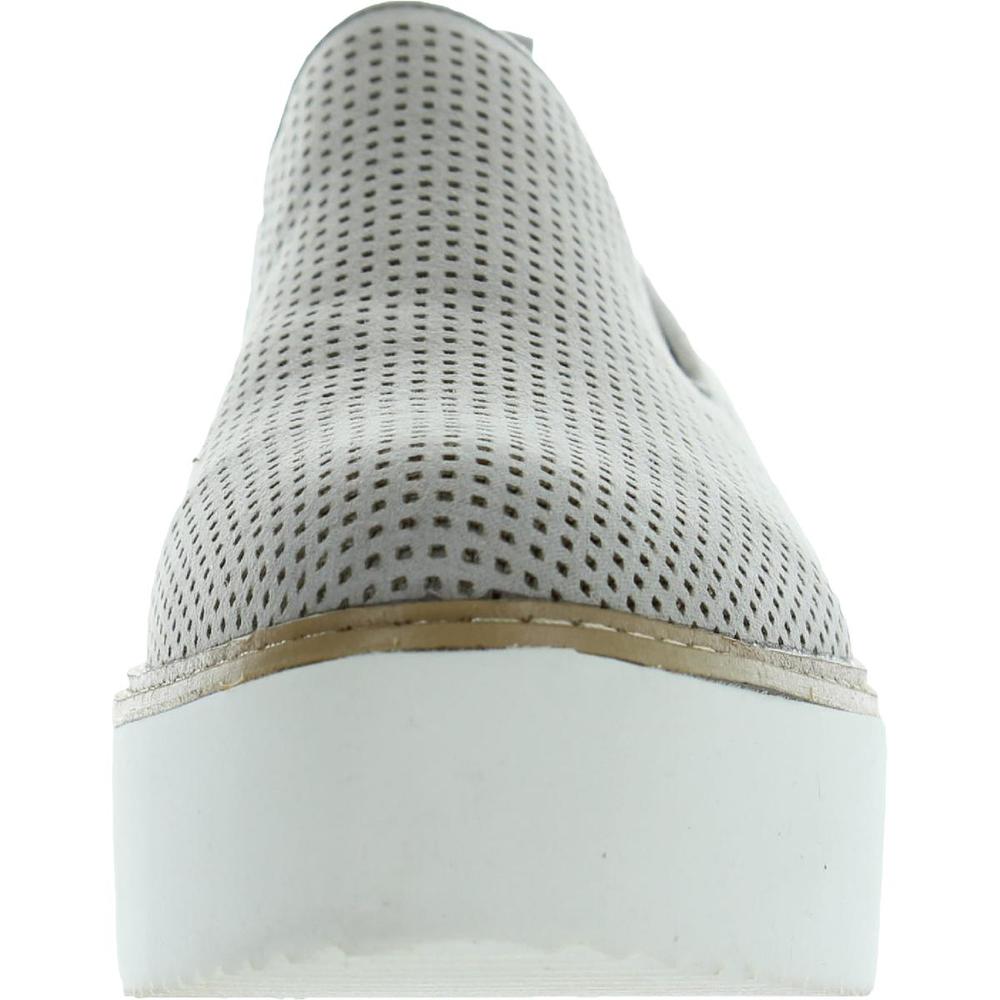 DKNY Bari Slip On Sneaker Womens Perforated Platform Casual and Fashion Sneakers
