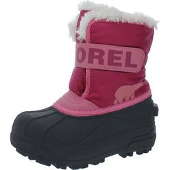Sorel Snow Commander Girls Faux Fur Lined Cold Weather Winter Boots