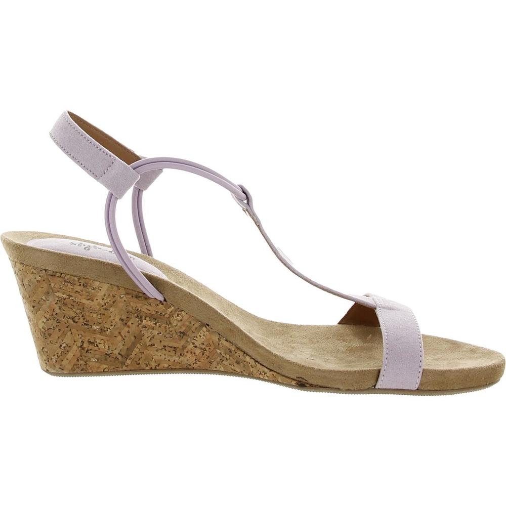 Style & Co. Mulan Womens T-strap Wedge Sandals