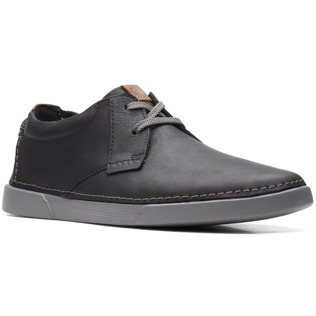Clarks Gereld Low Mens Leather Lace-Up Chukka Boots