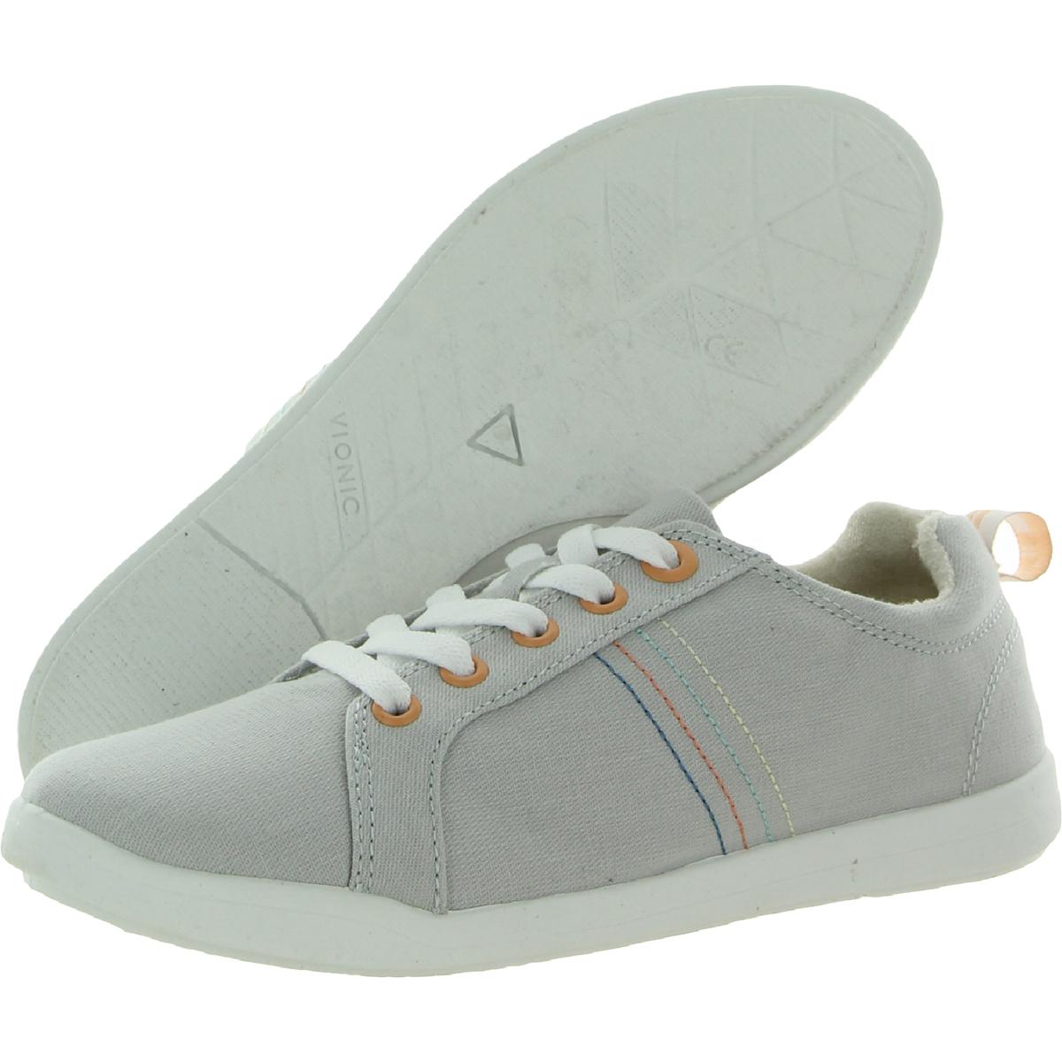 Vionic Beach Stinson Womens Canvas Lace Up Casual and Fashion Sneakers