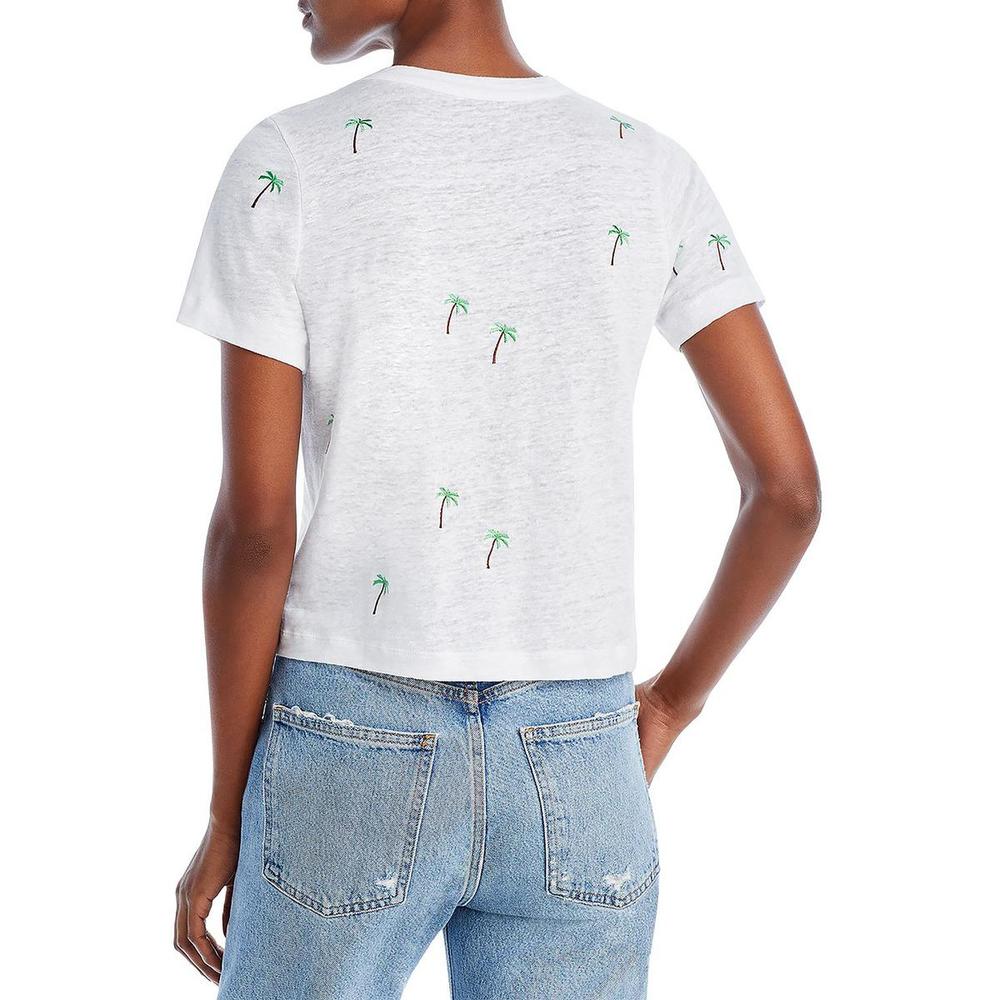 Chaser Womens Linen Graphic T-Shirt