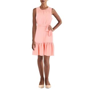 DKNY Womens Tiered Above Knee Fit & Flare Dress DKNY Womens Tiered Above Knee Fit & Flare Dress