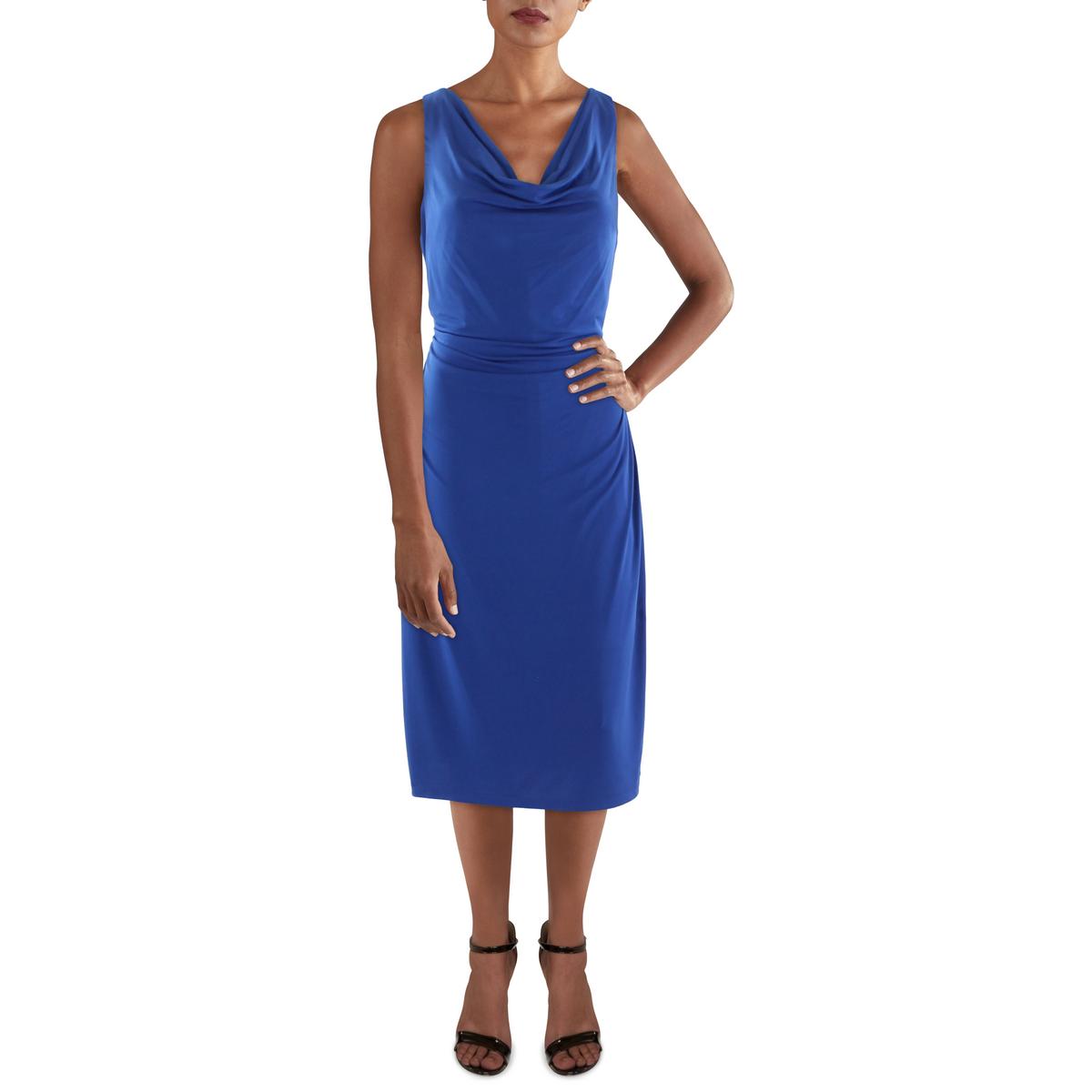 Robe Cocktail Kensie Bleu Matelassée Avec Lacets Tailles S/M - Neuf Avec étiquettes