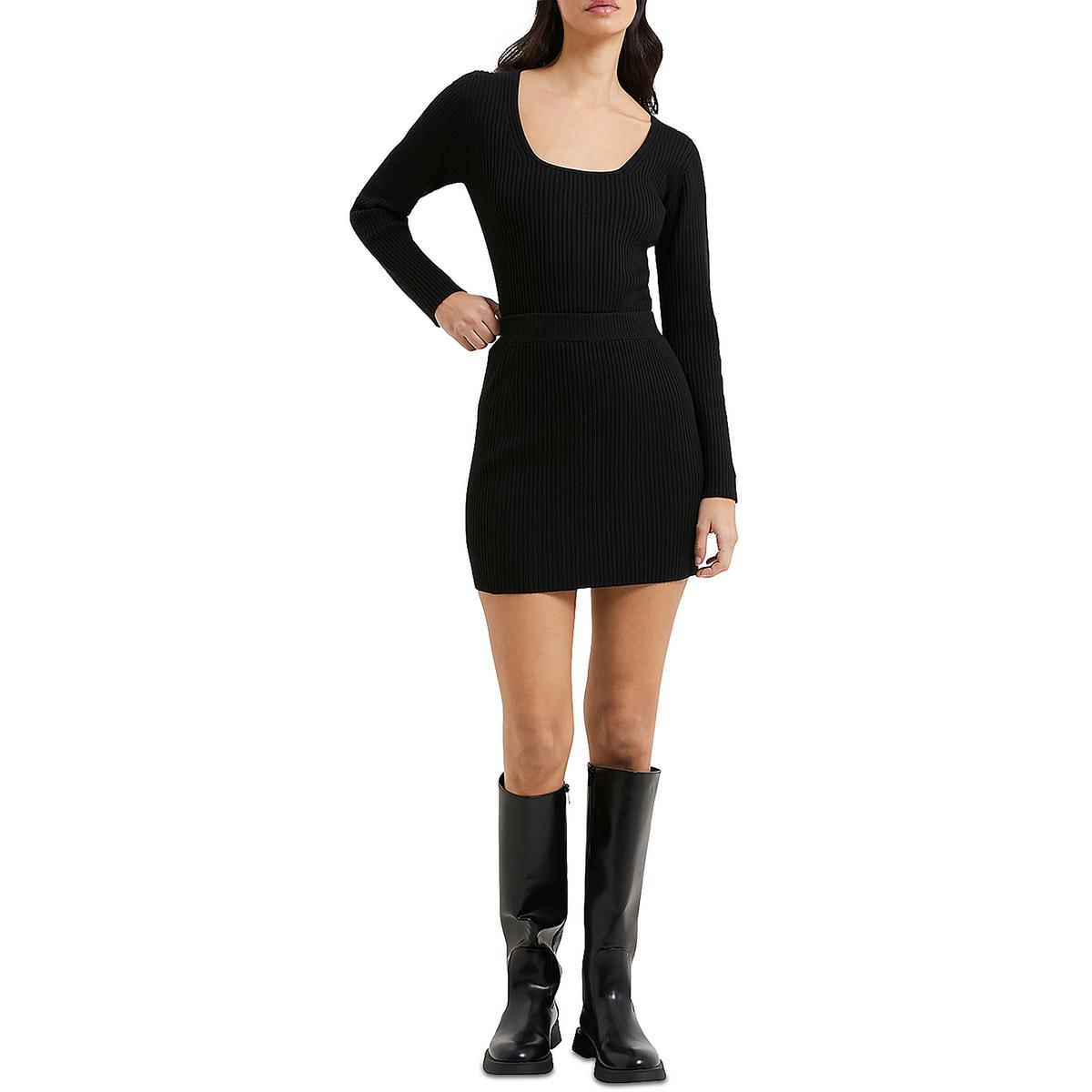 strapless open back dress French Connection Women's Sweeter Sweater Dress