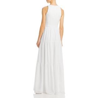 aidan by Aidan Mattox Womens Tiered Crepe Evening Dress aidan by Aidan Mattox Womens Tiered Crepe Evening Dress