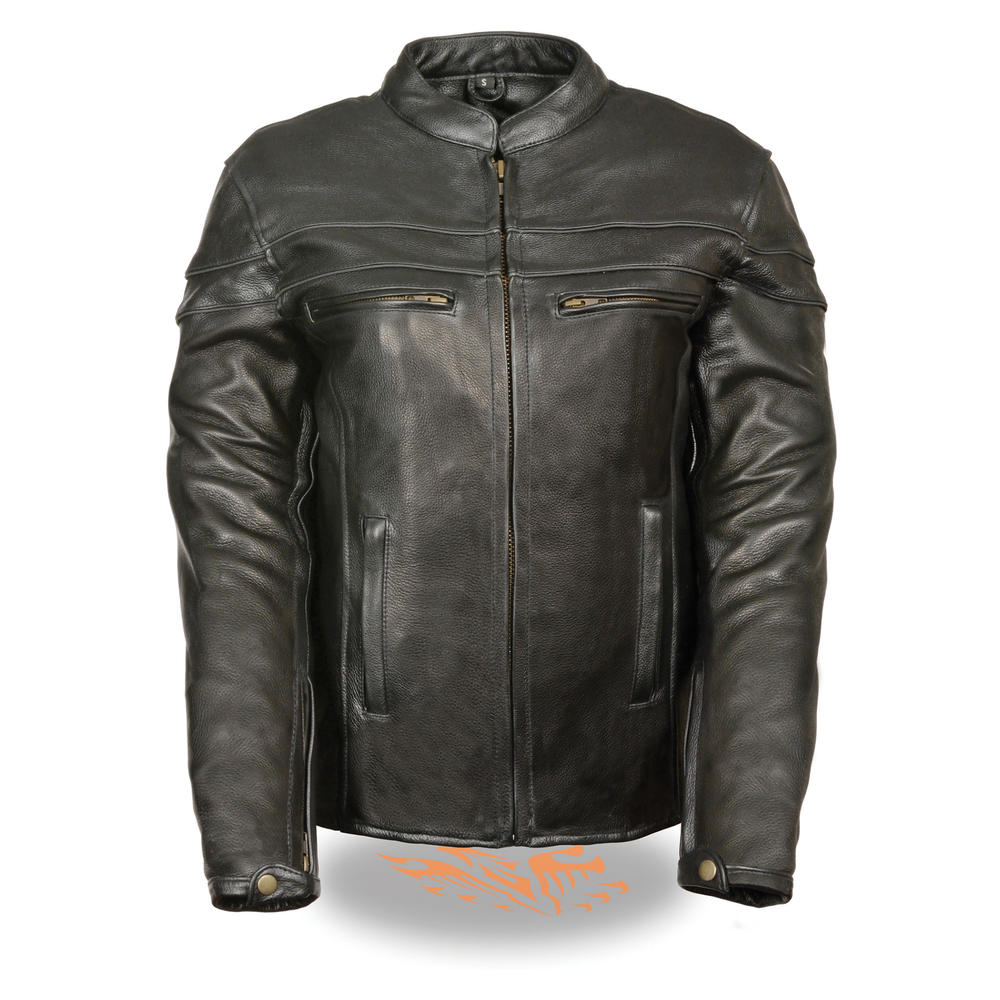 Milwaukee Leather Womens Sporty Leather Scooter Crossover Jacket