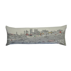 Beyond Cushions Nashville Tennessee Daytime Skyline King Size Embroidered Pillow