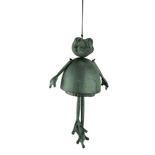 Spi 34810 Distressed Green Aluminum Funky Frog Wind Chime Spi Distressed Green Aluminum Funky Frog Wind Chime