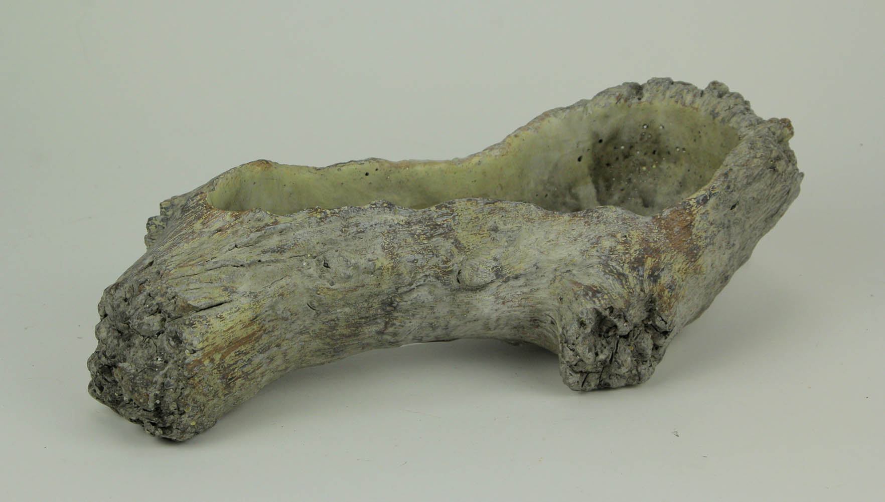 Mayrich Company 52804 Grey Cement Lifelike Rustic Wood Look Tree