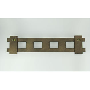 Premier Home Imports Rustic Contemporary Cutout Wood Hat Hook Wood Wall Hanging