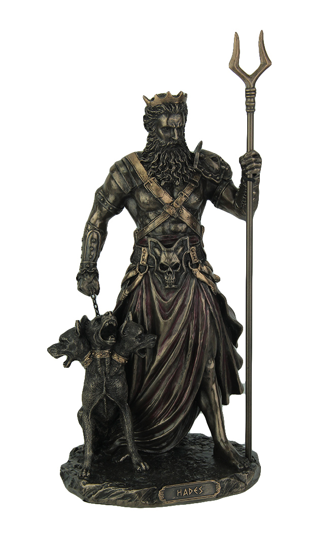 Veronese Design Greek God of the Underworld Hades and Cerberus Statue
