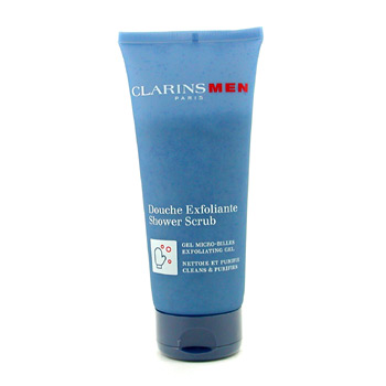 Clarins Men Shower Scrub Exfoliating Gel 200ml/6.7oz