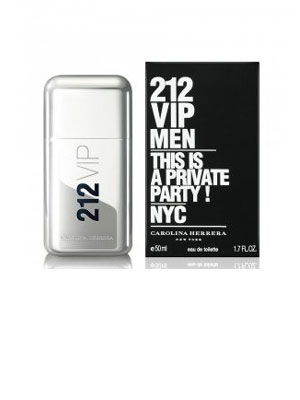 Carolina Herrera 212 VIP This Is A Private Party Cologne 1.7 oz EDT Spray FOR MEN