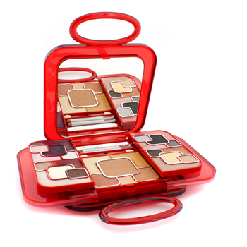 Pupa Beauty Bag Red Makeup Kit - #03 (Brown Shades) 72g/2.54oz