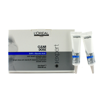 L'Oreal Professionnel Expert Serie - Clear Dose Single Dose Anti-Dandruff Cleansing Treatment 15x15ml/0.6oz