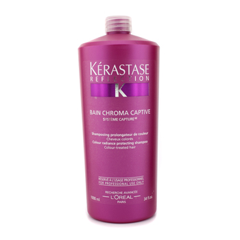KERASTASE Reflection Bain Chroma Captive Colour Radiance Protecting Shampoo - For Colour-Treated Hair (Salon Product) 1000ml/34oz