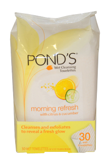 Ponds Wet Cleansing Towelettes Morning Refresh with Citrus   Cucumber 30 Pc Towelettes