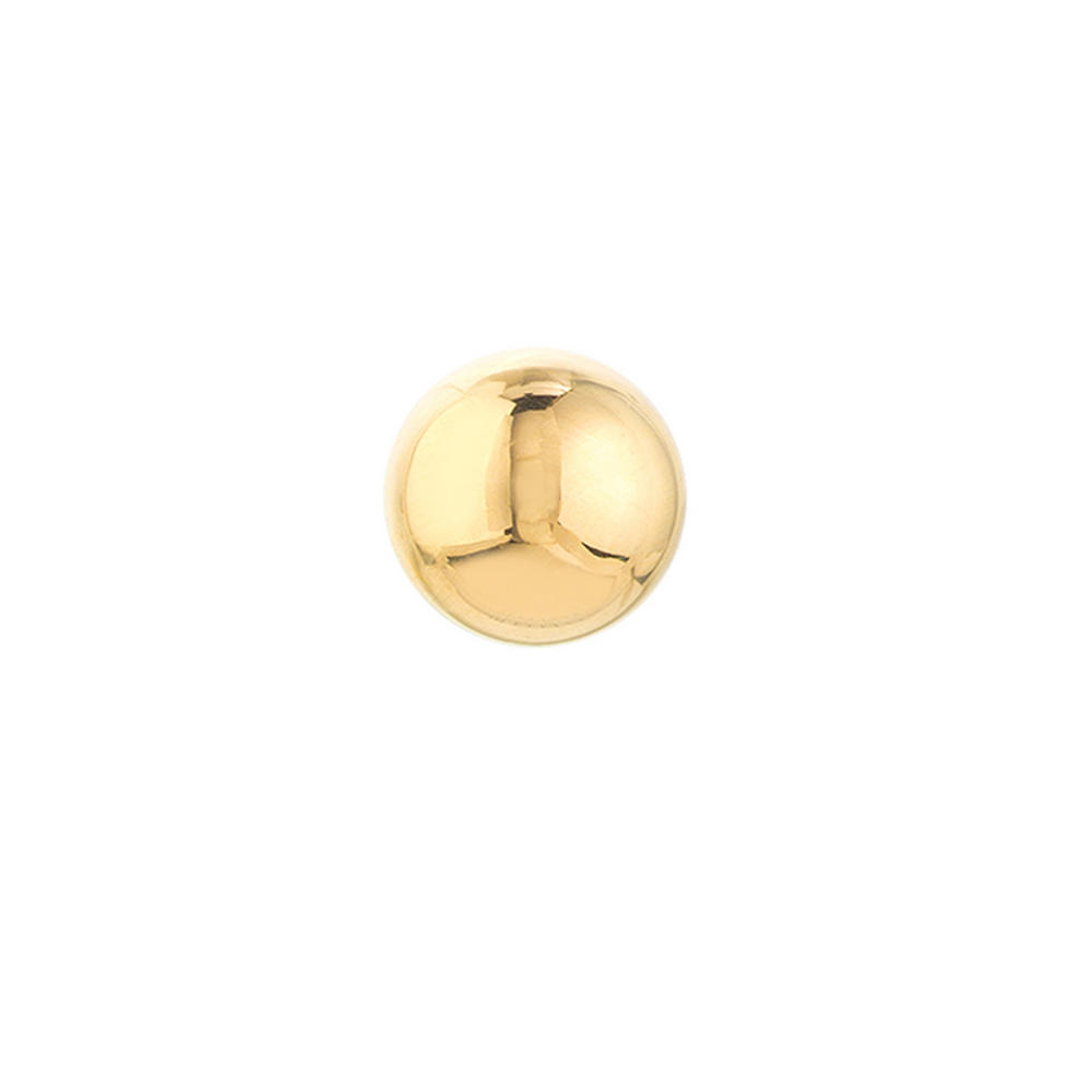 Jewelryweb 14k Yellow Gold 4mm Ball Stud Earrings