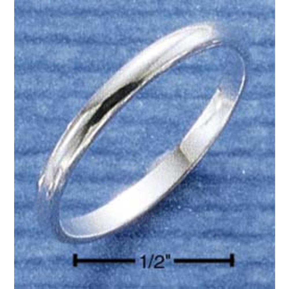 Jewelryweb Sterling Silver 2mm High Polish Wedding Band Ring - Size 6.0
