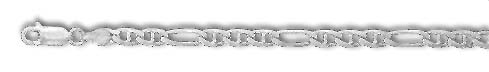 Jewelryweb Sterling Silver 7 Inch X 4.0 mm Figarucci Link Bracelet