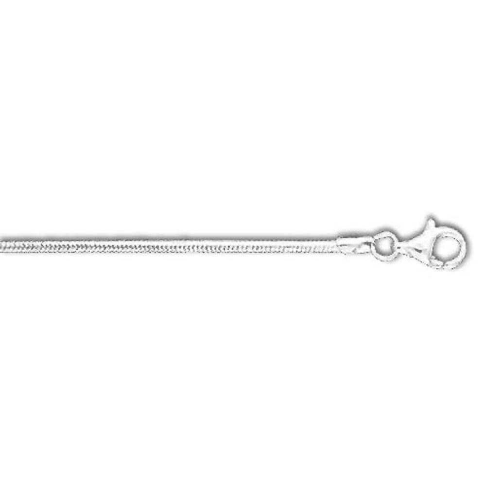 Jewelryweb Sterling Silver 10 Inch X 2.0 mm Snake Chain Anklet - Italian