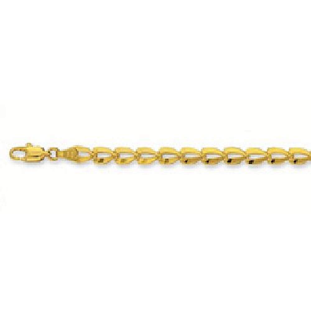 Jewelryweb Unusual Link Ankle Bracelet