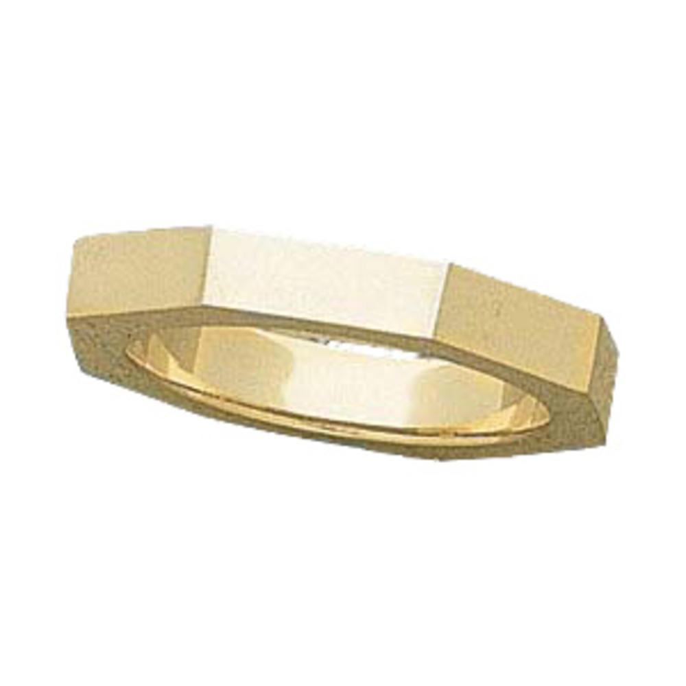 Jewelryweb 14k Yellow Gold Bridal Engagement Ringer Band - Size 6