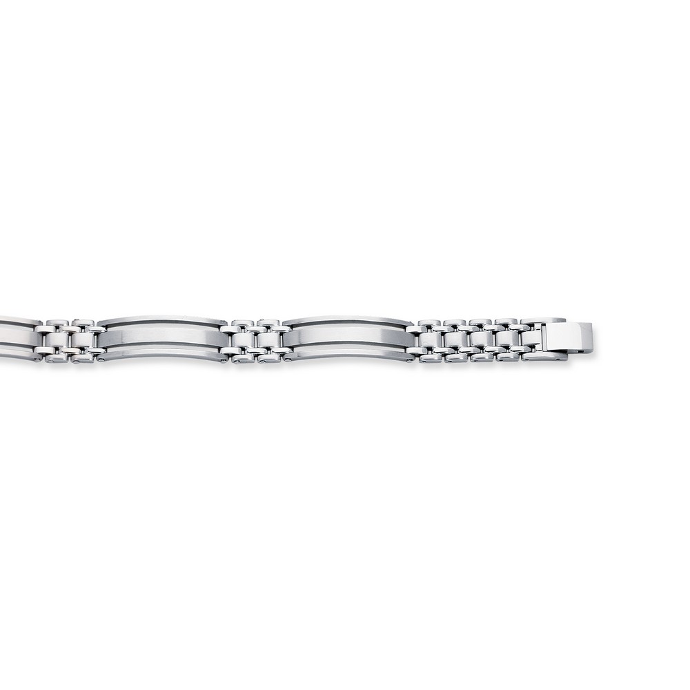 Jewelryweb Stainlesss Steel 8.5 Inch Bracelet