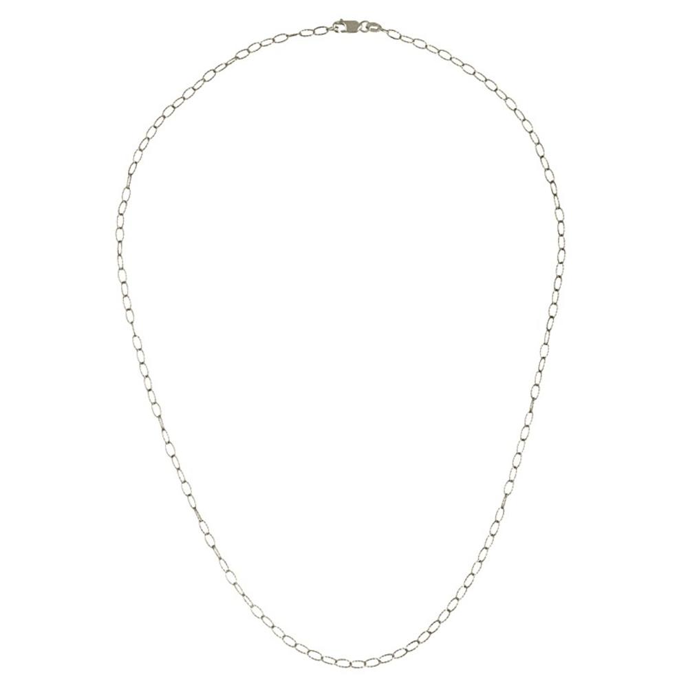 Jewelryweb 14k Gold Necklace White 2.5mm - 30 Inch