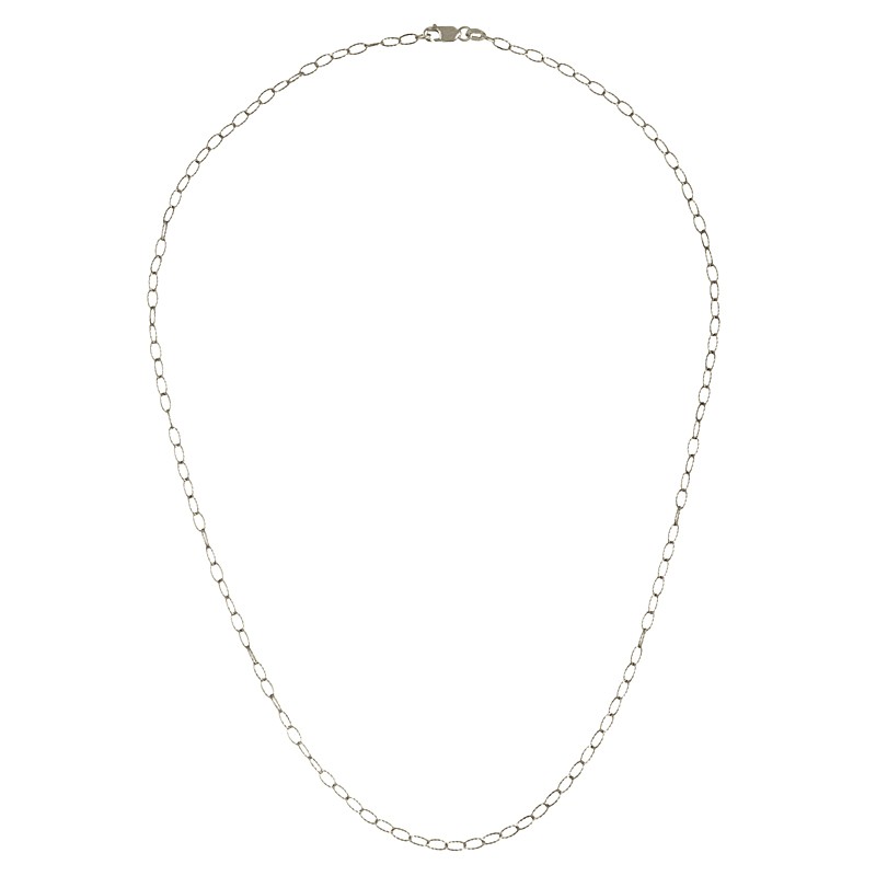 Jewelryweb 14k Gold Necklace White 2.5mm - 30 Inch