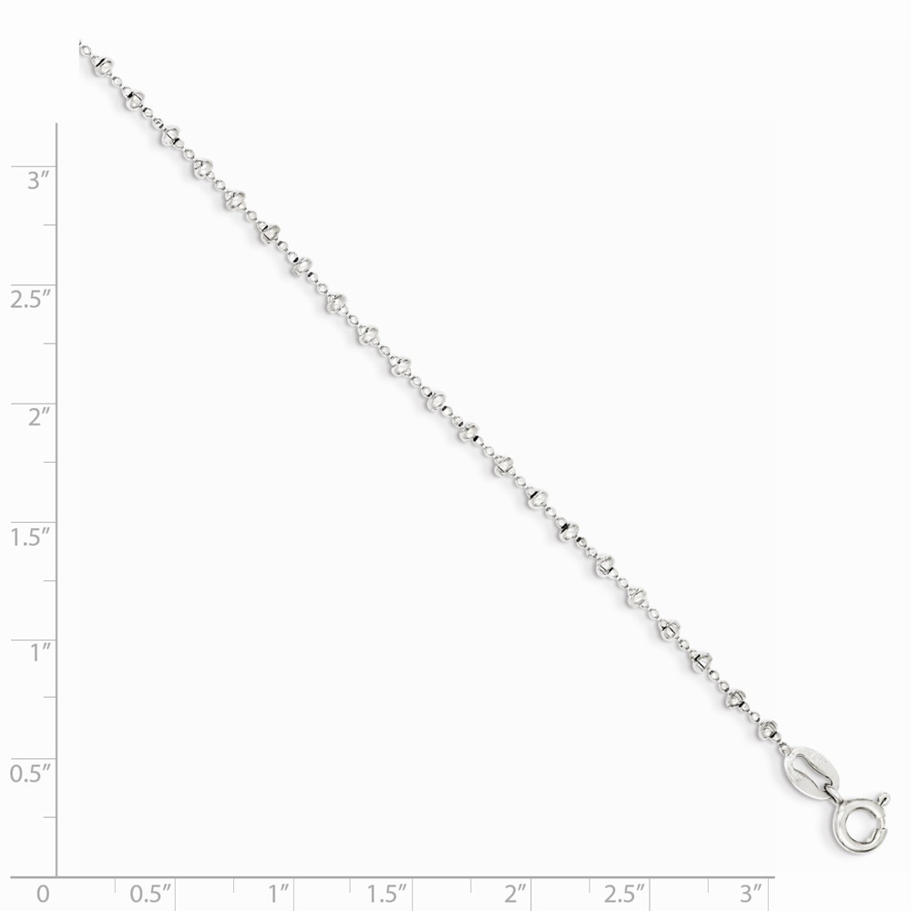 Jewelryweb Sterling Silver Polished Bracelet - 7 Inch