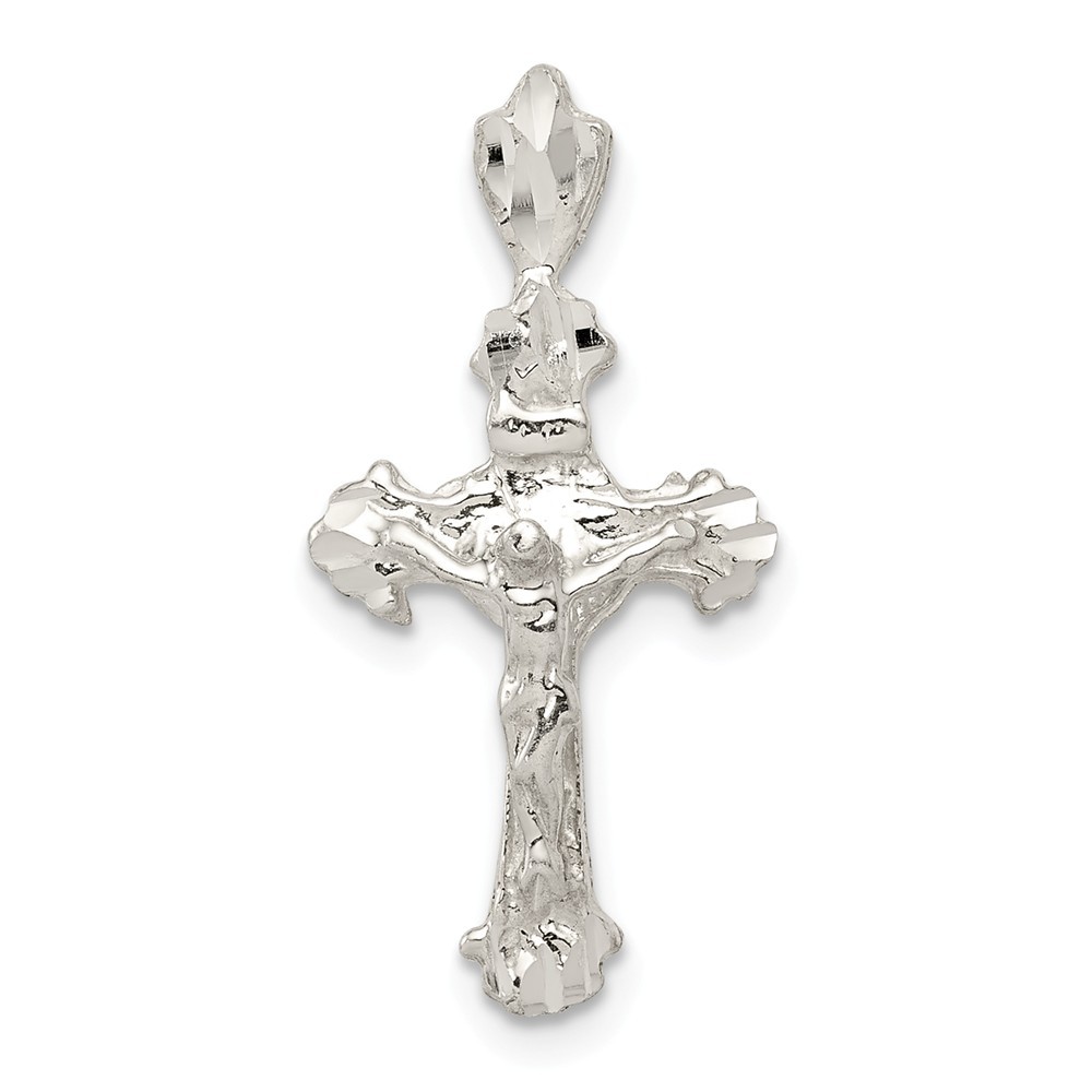 Jewelryweb Sterling Silver Cross Pendant