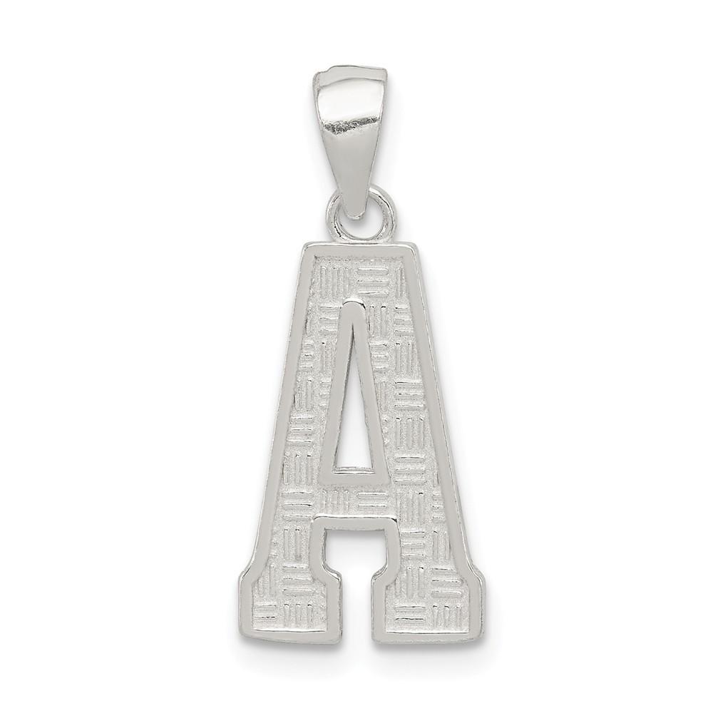 Jewelryweb Sterling Silver Initial A Charm