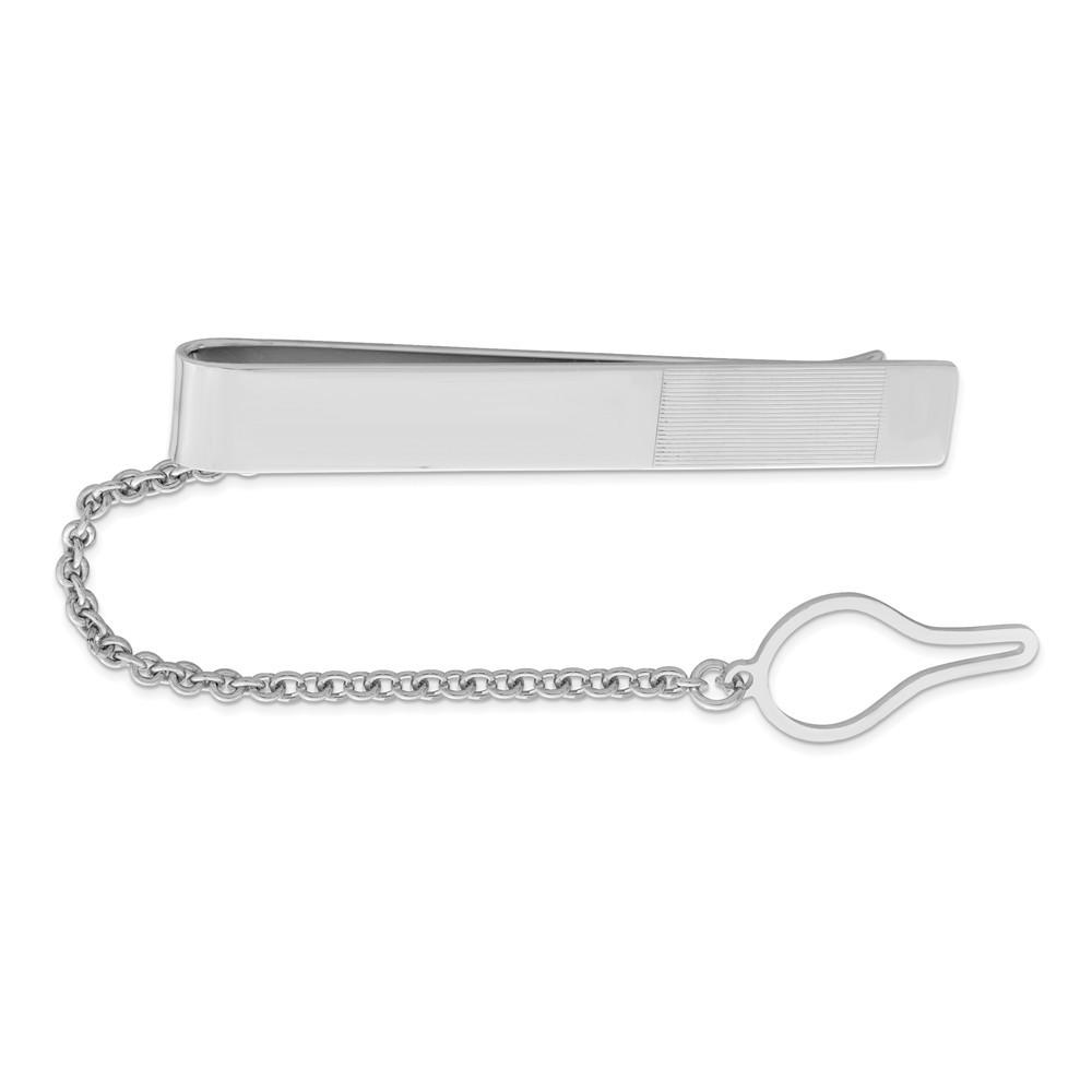 Jewelryweb Sterling Silver Tie Bar