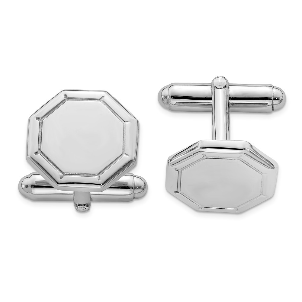 Jewelryweb Sterling Silver and Cuff Links
