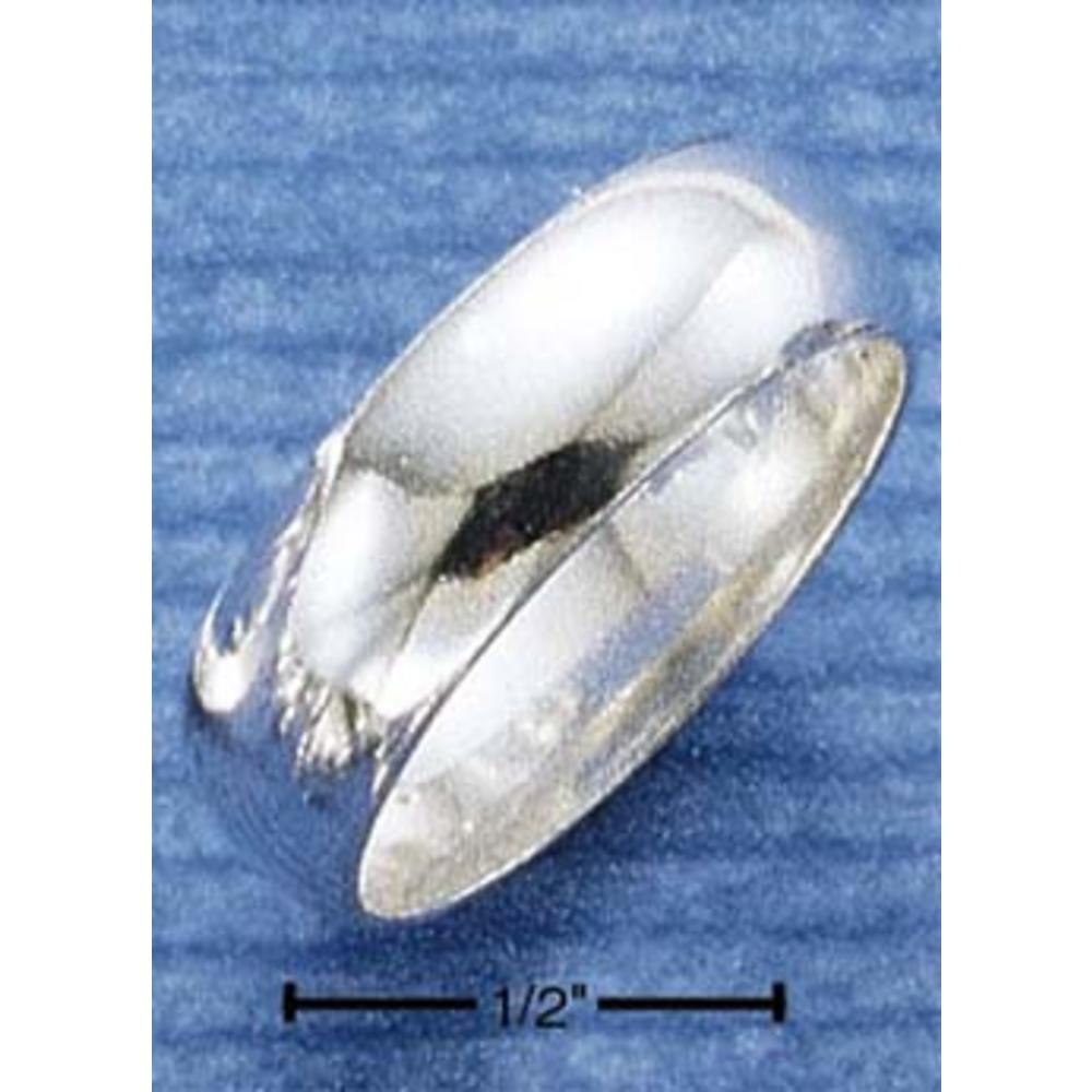 Jewelryweb Sterling Silver 6mm High Polish Wedding Band Ring - Size 5.0