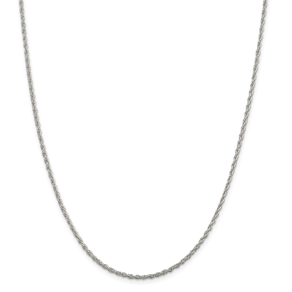 Jewelryweb Sterling Silver Chain Necklace - 24 Inch - 1.9mm - Lobster Claw
