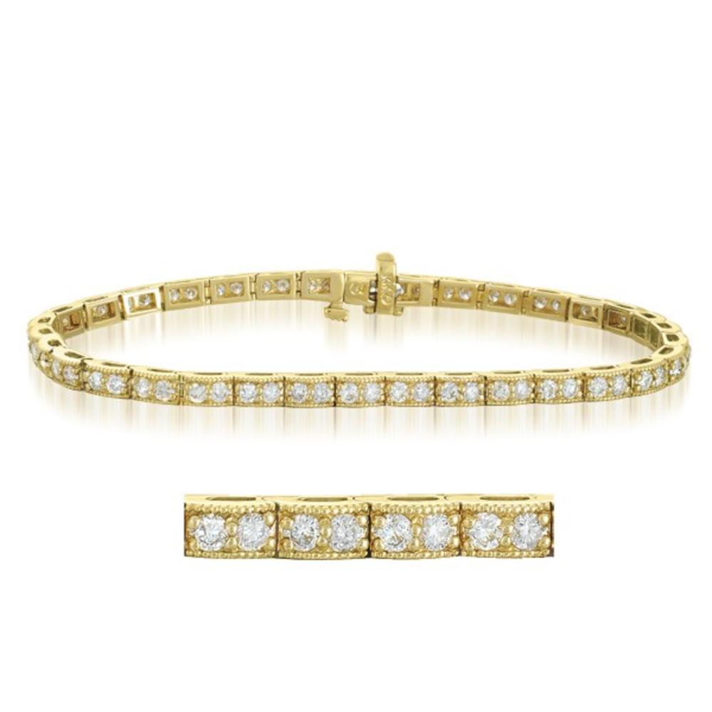 Jewelryweb 14k Yellow Gold Diamond Bracelet