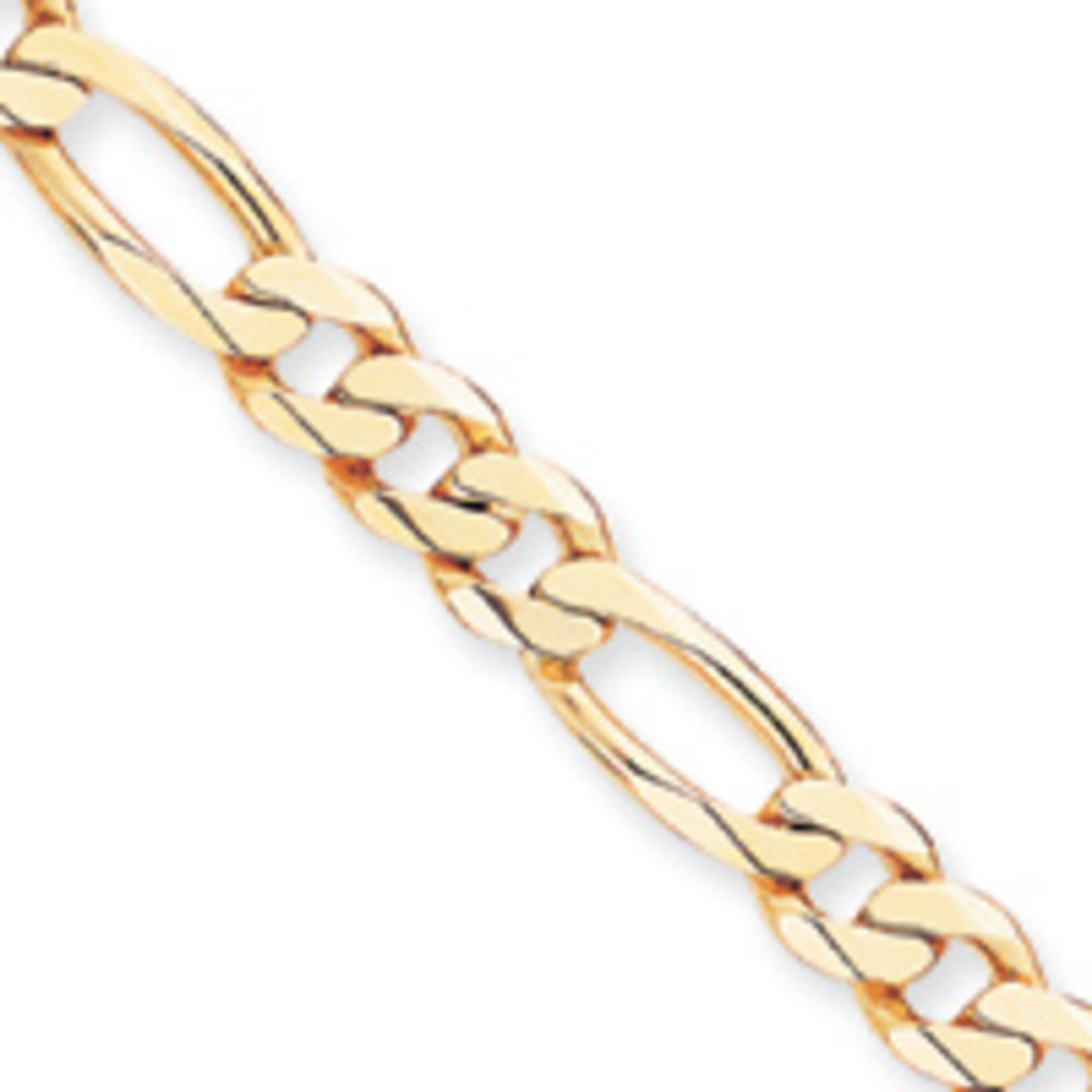 Jewelryweb 14k 10mm G-Lock Link Bracelet - 8 Inch - Lobster Claw