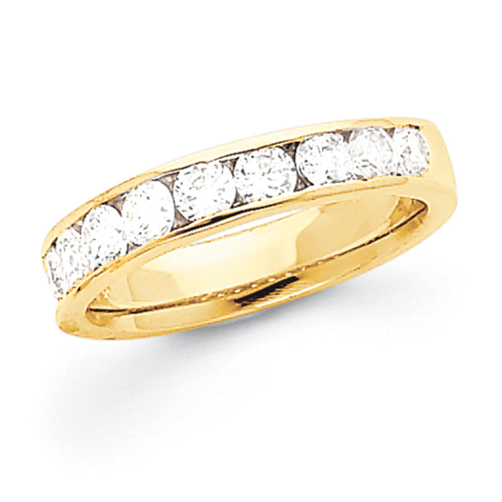 Jewelryweb 14k Yellow Gold Diamond Ring