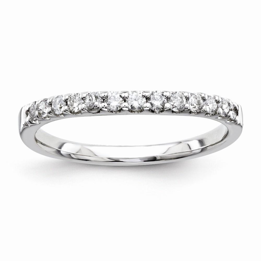 Jewelryweb 14k Gold Diamond Bridal Band Ring