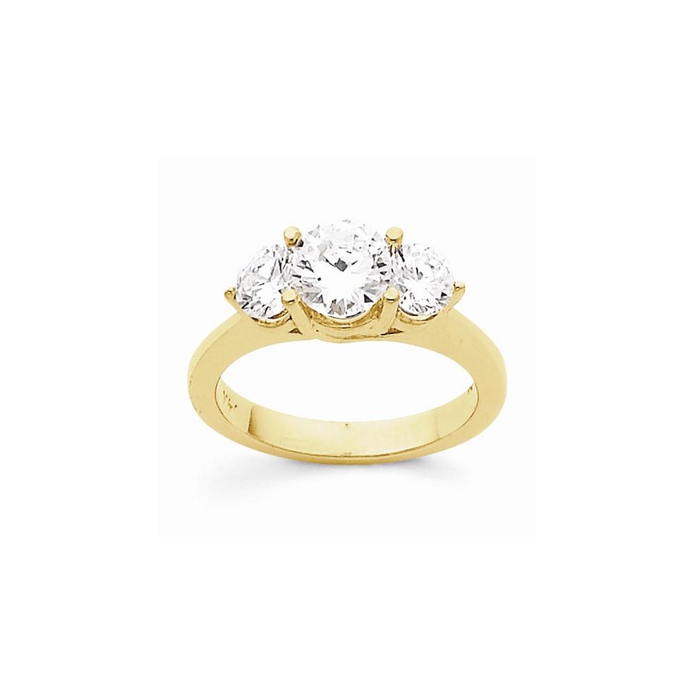 Jewelryweb 14k Yellow Diamond Ring